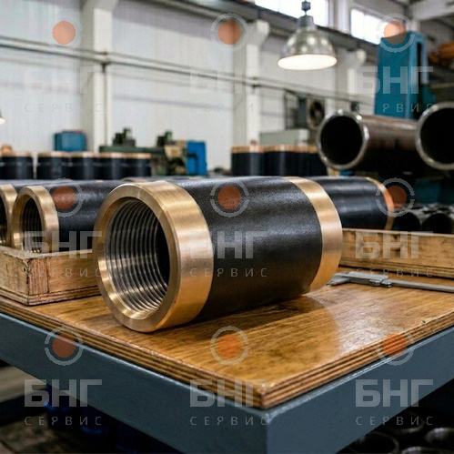Муфта НКТ 101,6 мм ГОСТ 633-80 чертеж